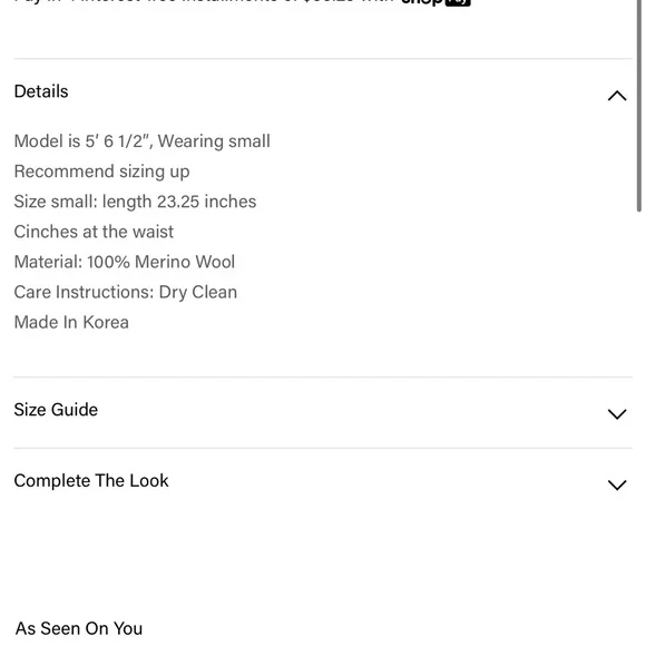 🛑SOLD🛑 NWOT Almina Concept Merino Wool V Neck Cardigan in Oatmeal - Picture 14 of 14